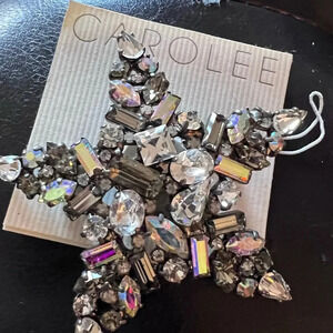 Carolee Crystal Star Brooch